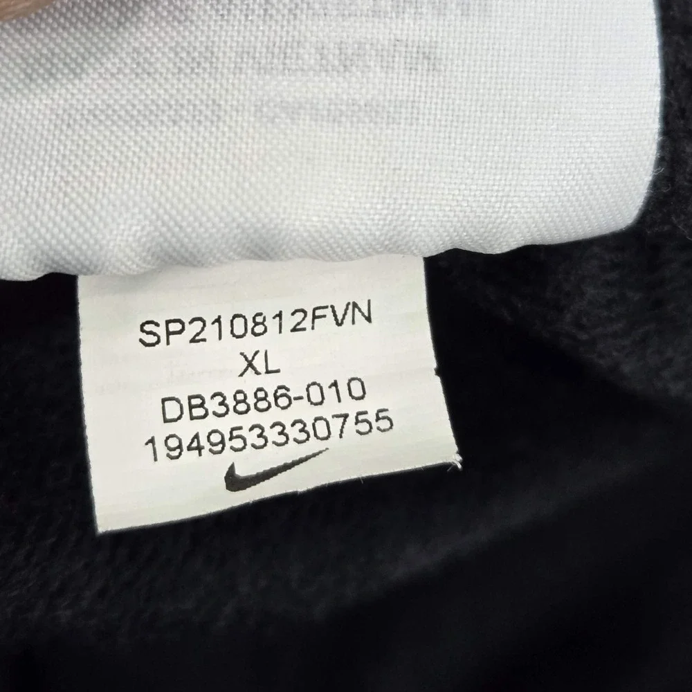 Nike Women Activewear Pants XL Black Swoosh‎ Embroidery Track